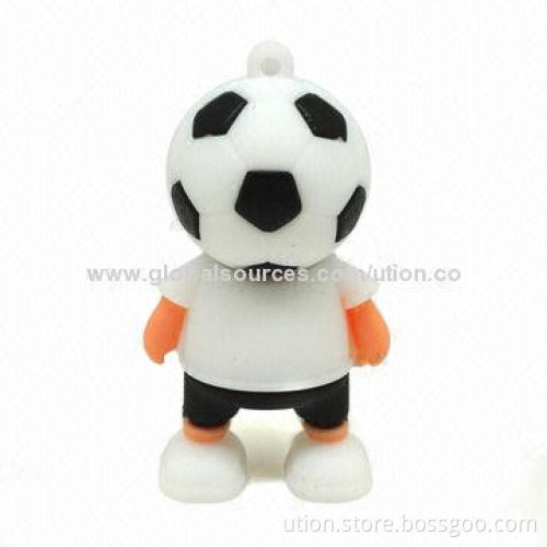 Football Man Style Promotional USB Accessory with 1 to 32GB Memory Capacity